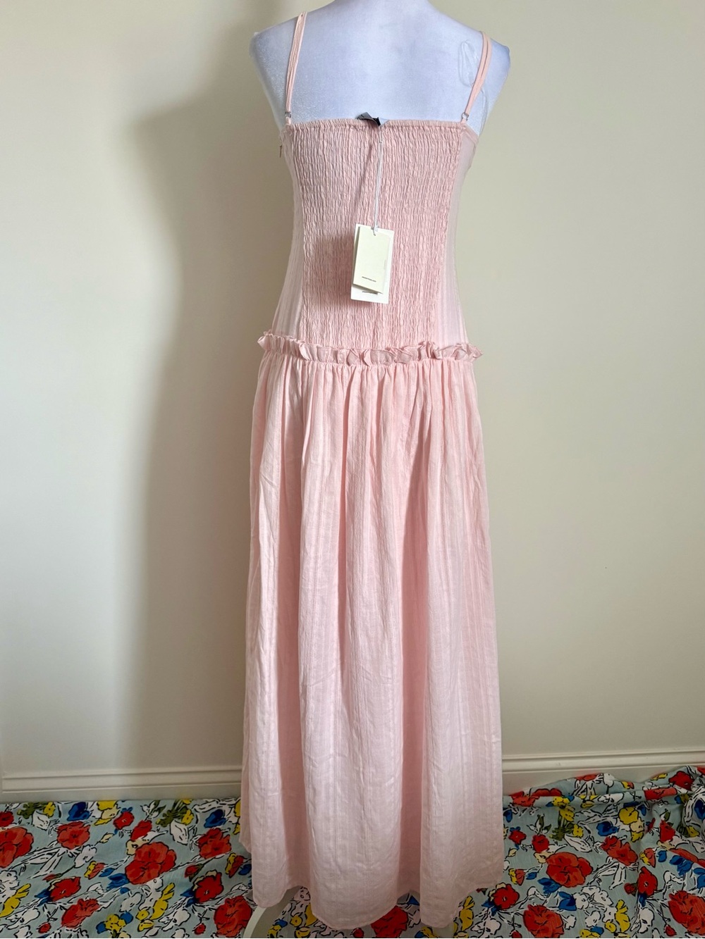 Peppermayo Blush Pink Maxi dress size 4 US - Picture 4 of 13